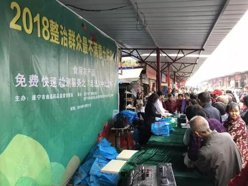 守護舌尖安全，助力消費升級——“食用農產品免費快速檢測服務走進川中大市場”活動成功舉行